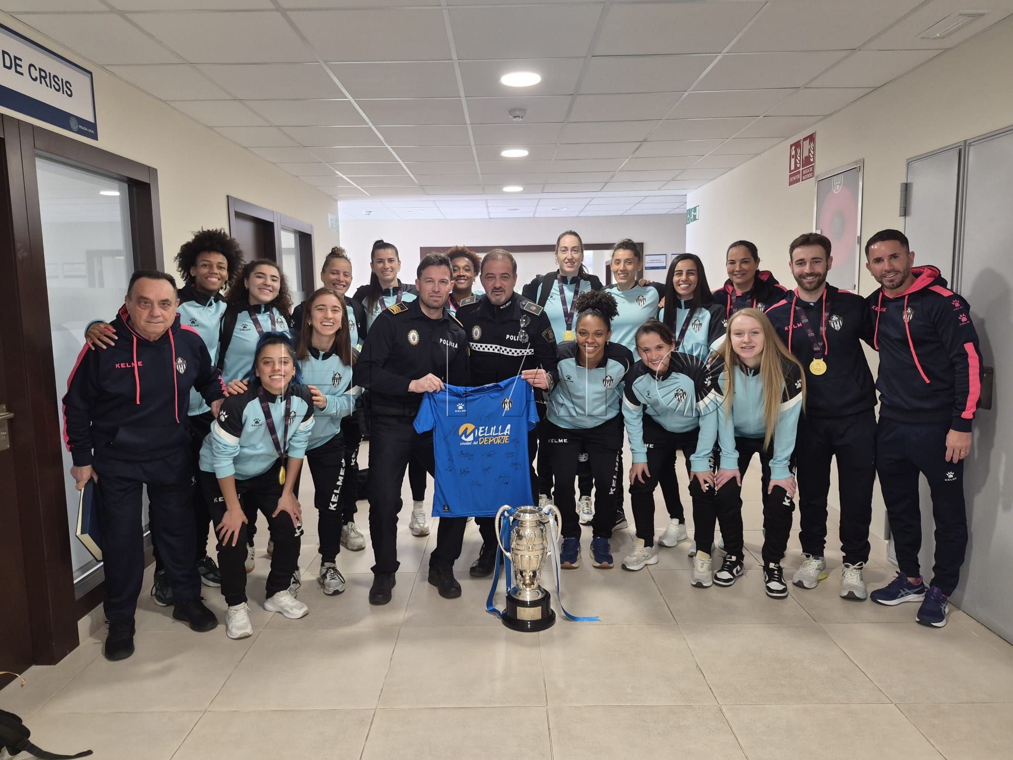 La Policía Local recibe al Torreblanca