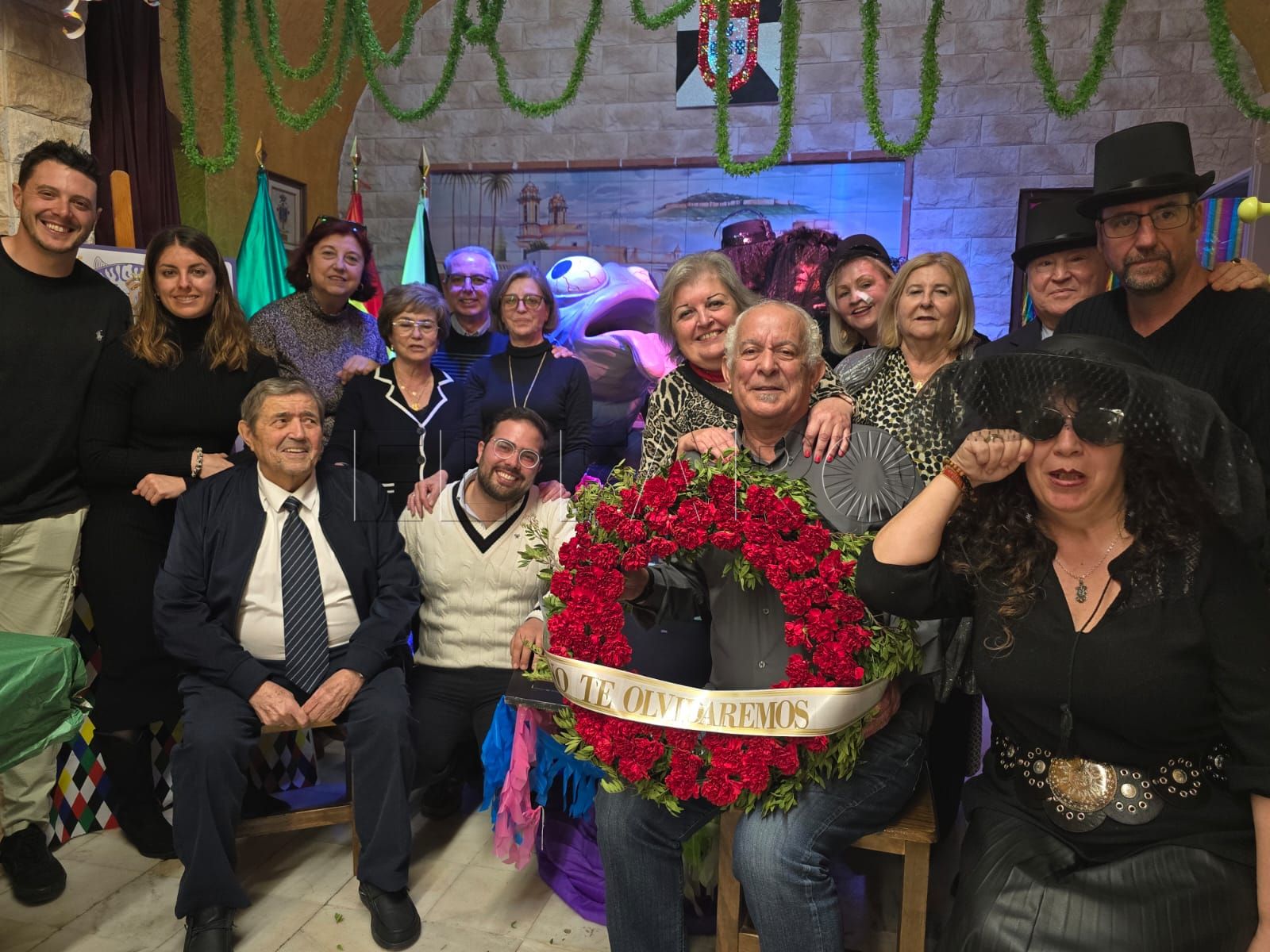 'Entierro de la Caballa' en la Casa Regional de Ceuta en Melilla este domingo 22 de febrero. -Cedida por Ramón de la Cruz-