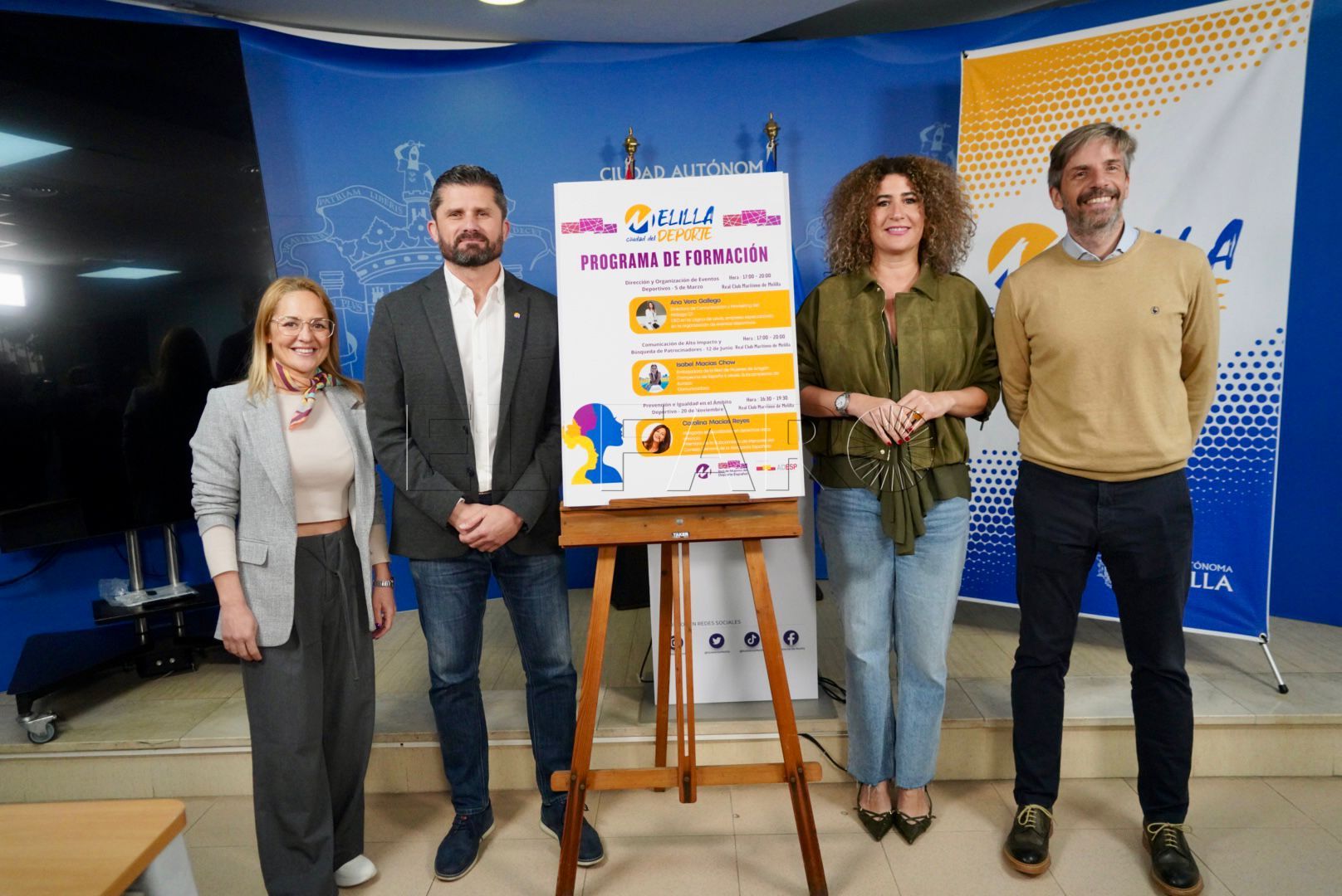 Melilla presenta el programa de formación de la Red de Mujeres del Deporte España
