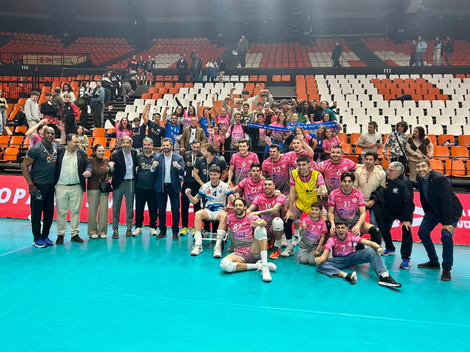 El CV Melilla hace historia y juega su segunda final de Copa del Rey