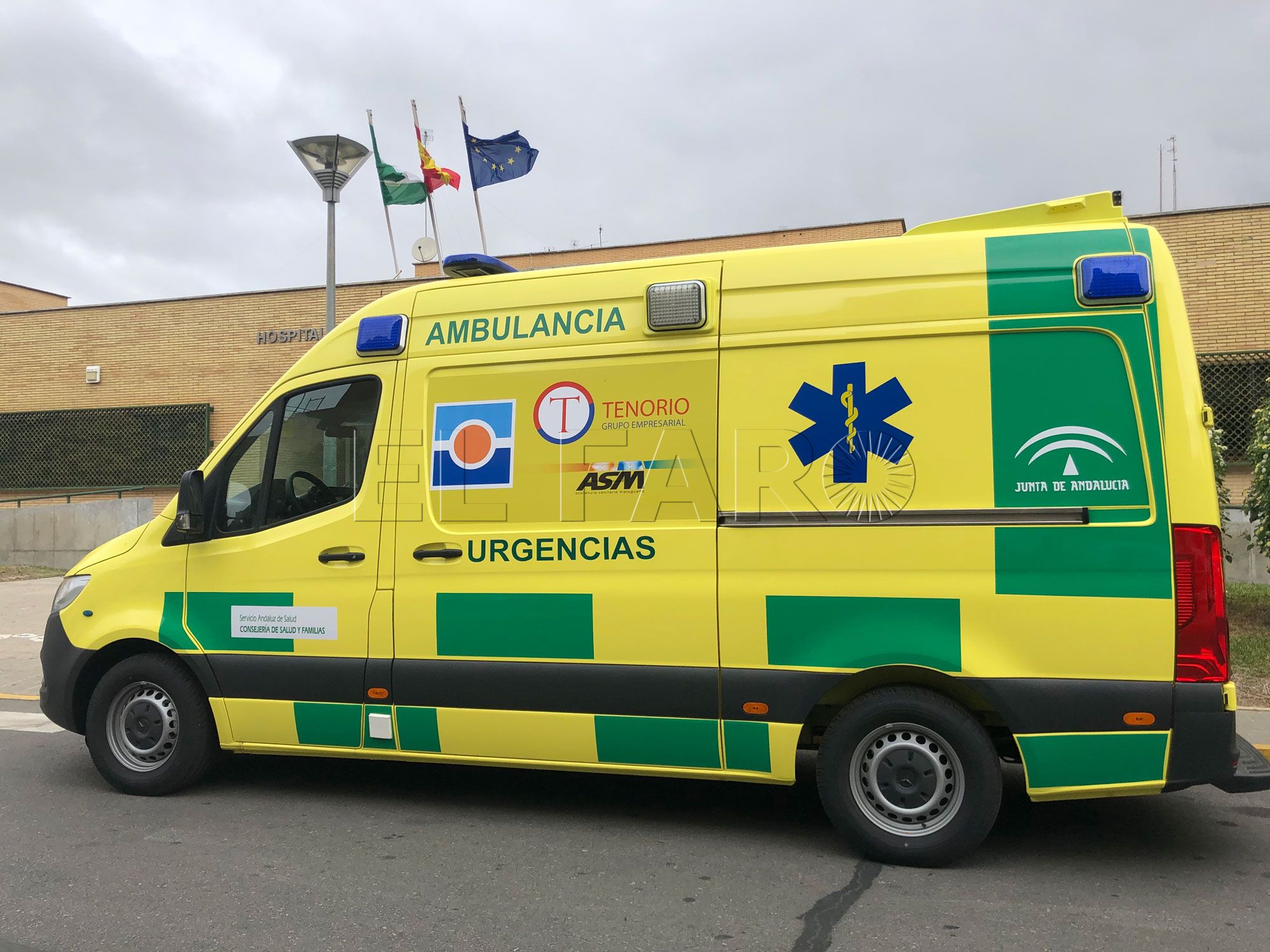 Las ambulancias Tenorio liderará en Ceuta y en Melilla.