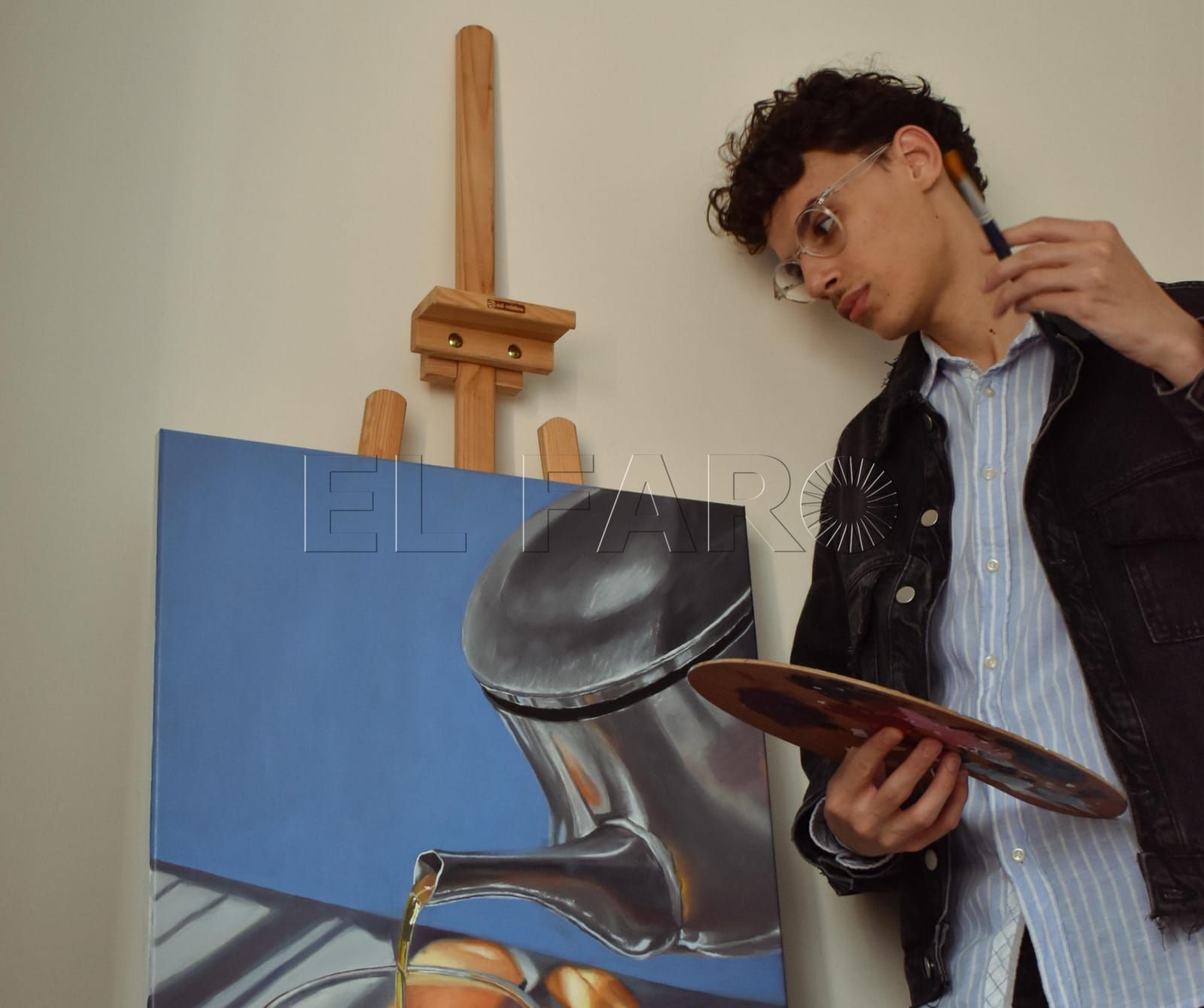 Bilal Lahabib, autor del cartel del Carnaval 2026 de Melilla. -Cedida-