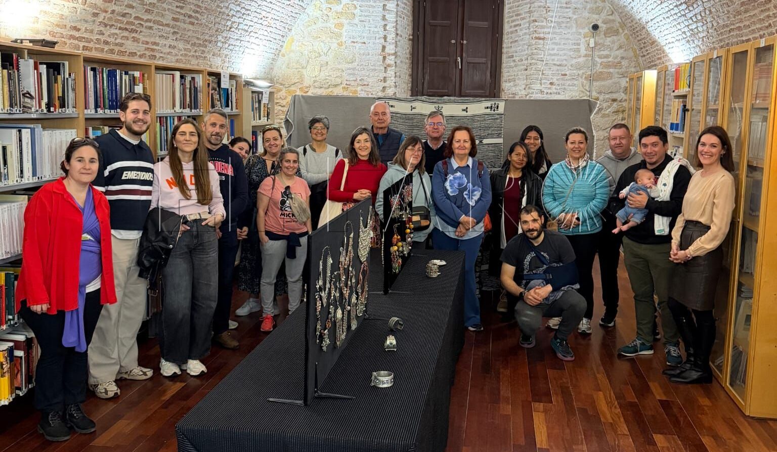 Patricia Giles con el grupo el pasado sábado 28 de marzo. -Cedida por Giles-