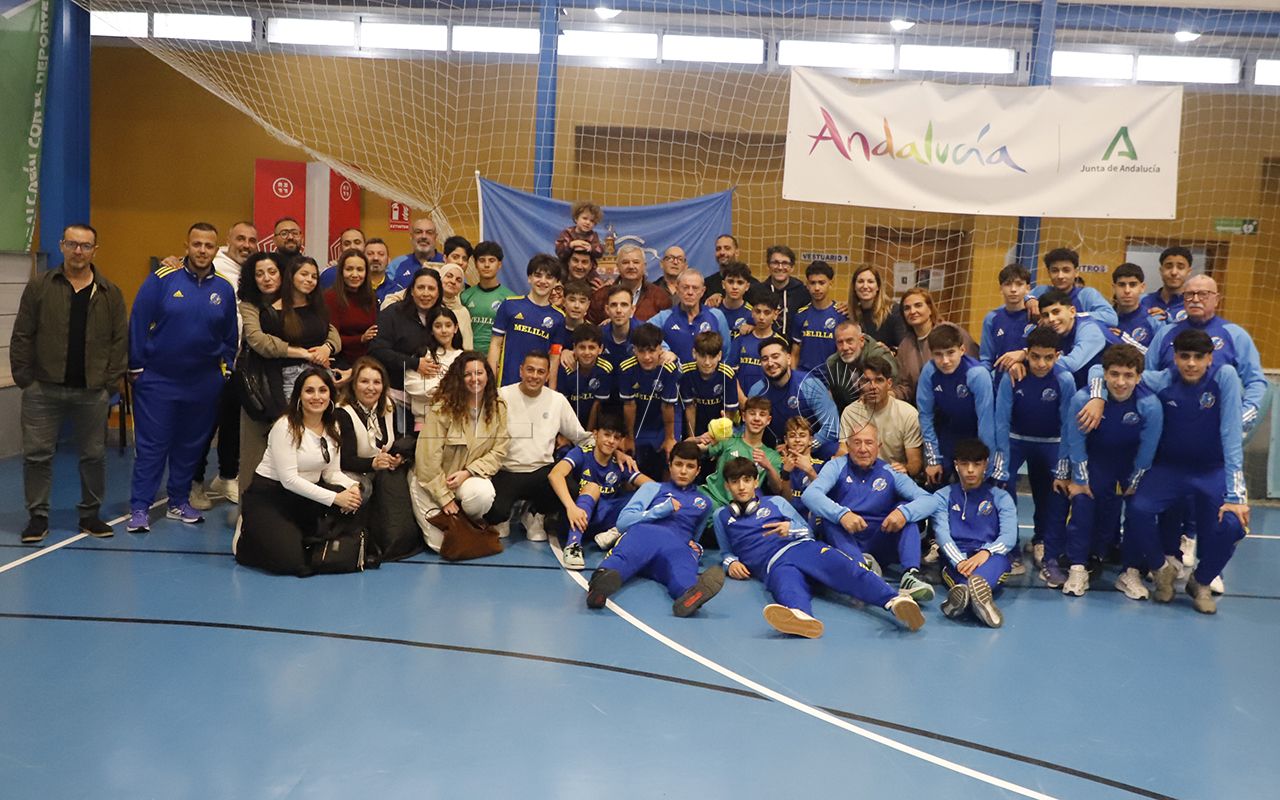 Meritorio sexto puesto para Melilla Sub 14 tras caer en la Final B del Nacional de fútbol sala