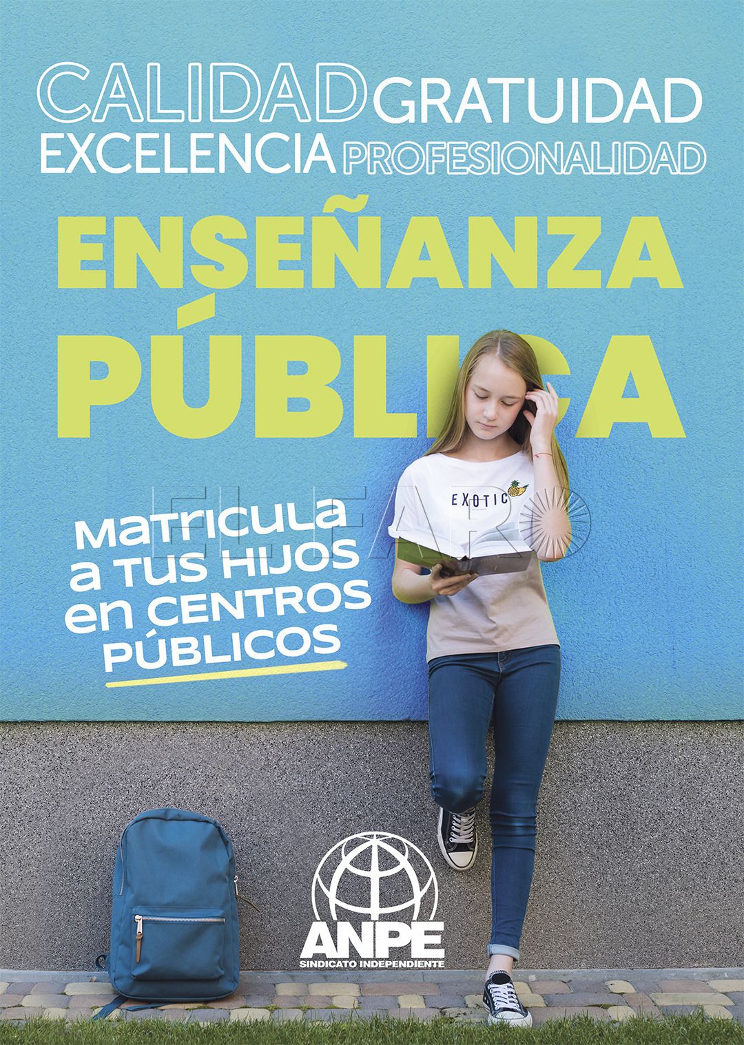 ANPE Melilla anima a matricular al alumnado en centros educativos públicos