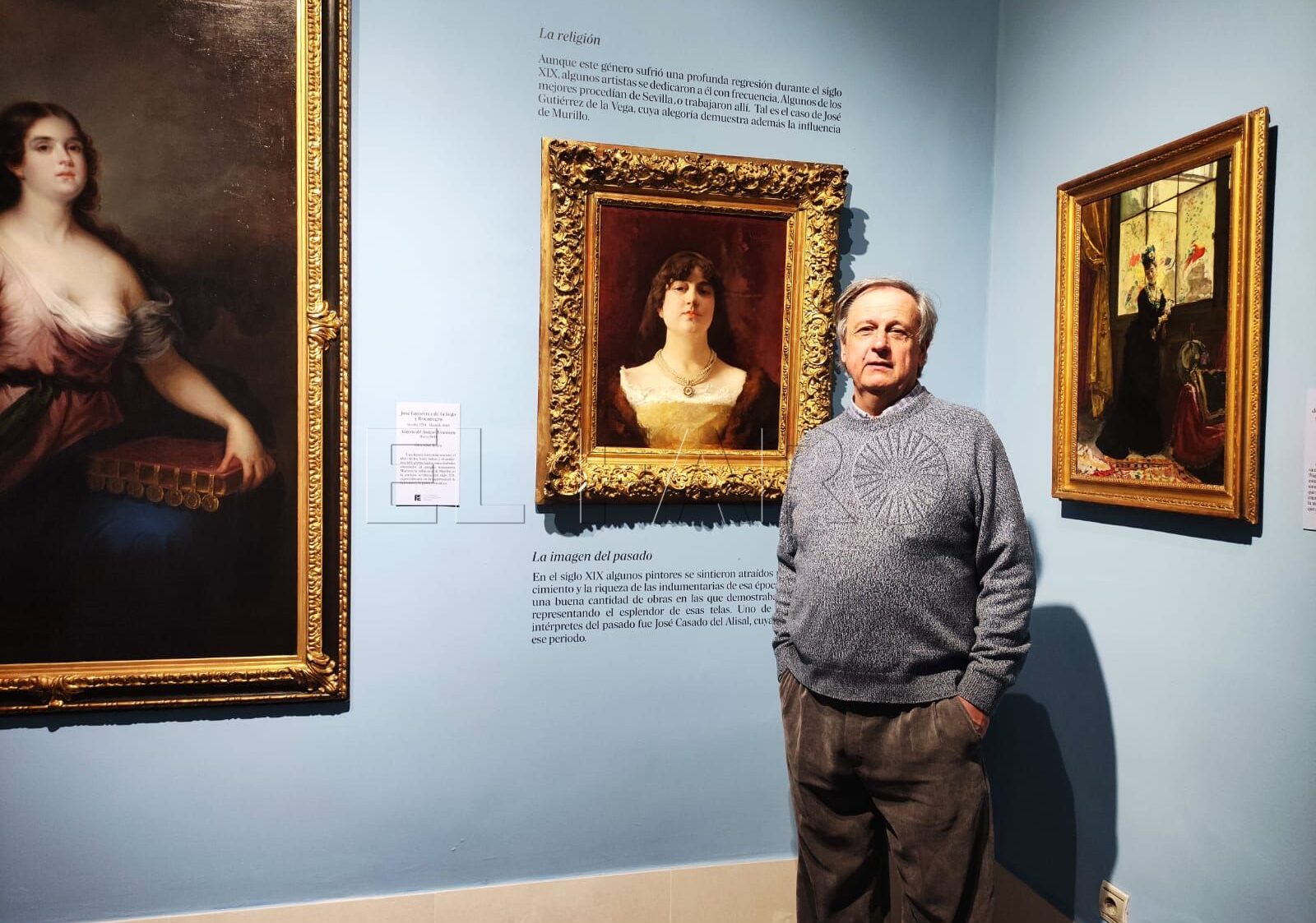 Pablo Monserrat, presidente del patronato de la Fundación Concepción Gago y comisario de la exposición en Melilla. -AGC-