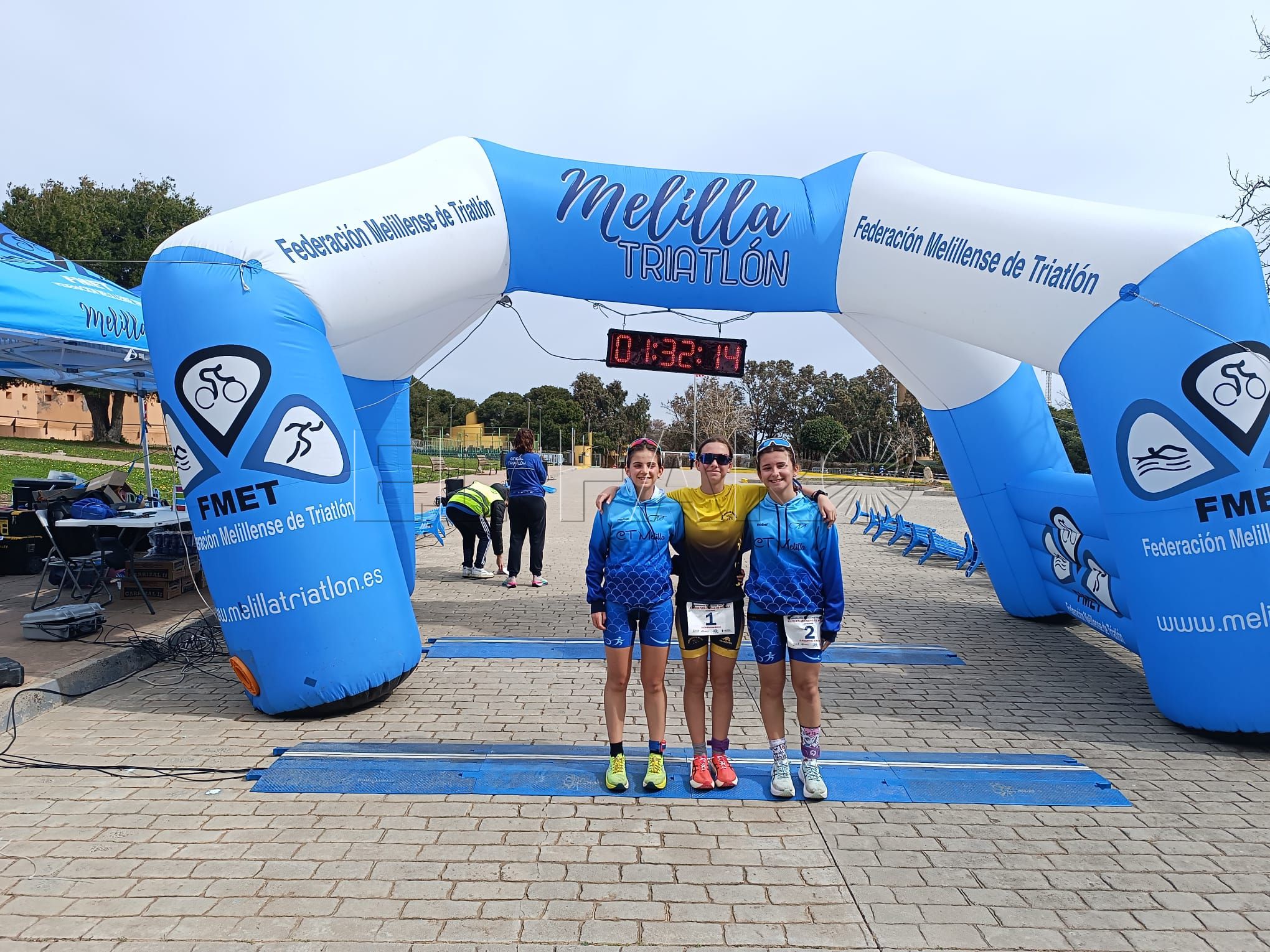 Víctor Zubicoa y Lucía Faus se imponen en el XVI Duatlón Ciudad de Melilla