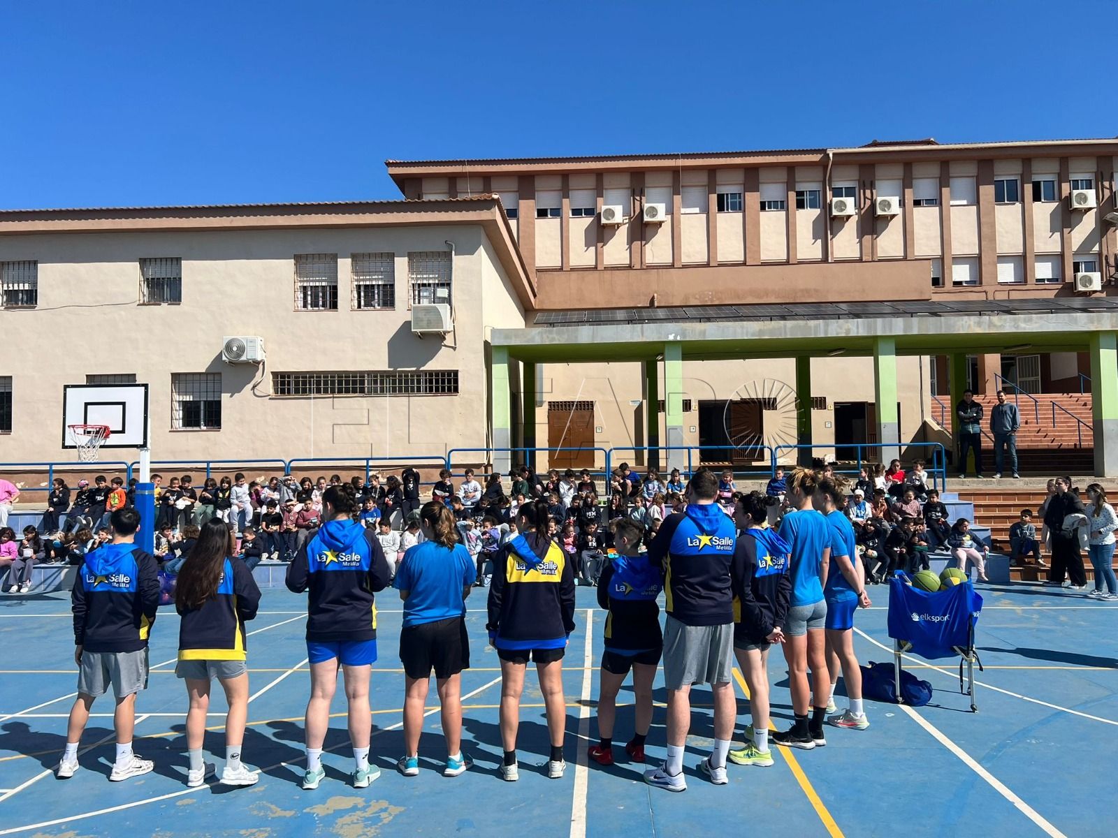 El MCD La Salle Challenge visita el Ceip Eduardo Morillas