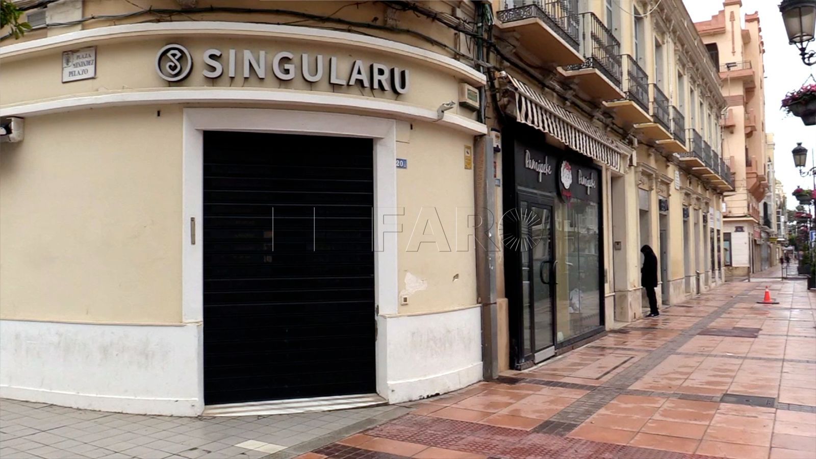 Calles vacías en Melilla