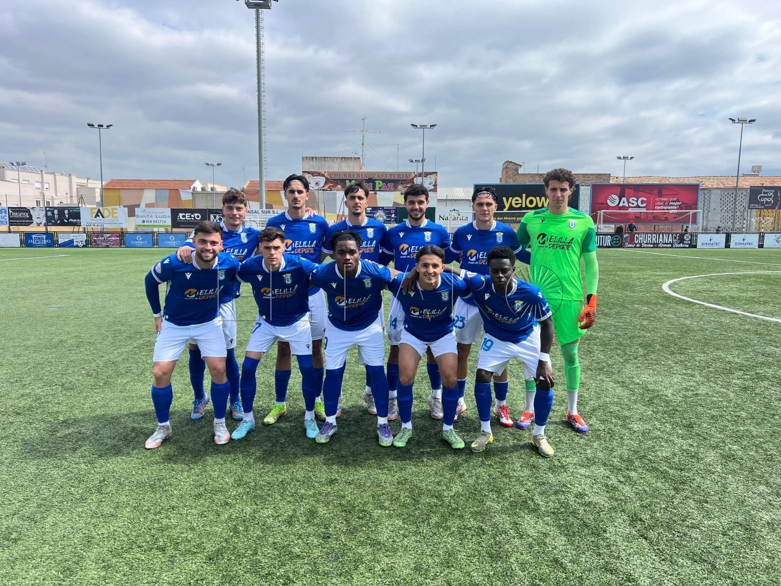 La UD Melilla B cae en Churriana pese a su dominio y falta de acierto de cara a gol