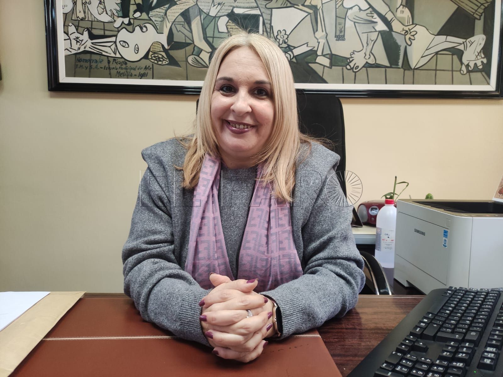 Sonia Gil, directora de la Biblioteca Pública de Melilla. -AGC-