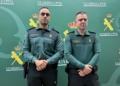 Los agentes Juan Troyano y Ramsis Mohamed, "satisfechos y orgullosos" de haber salvado una vida