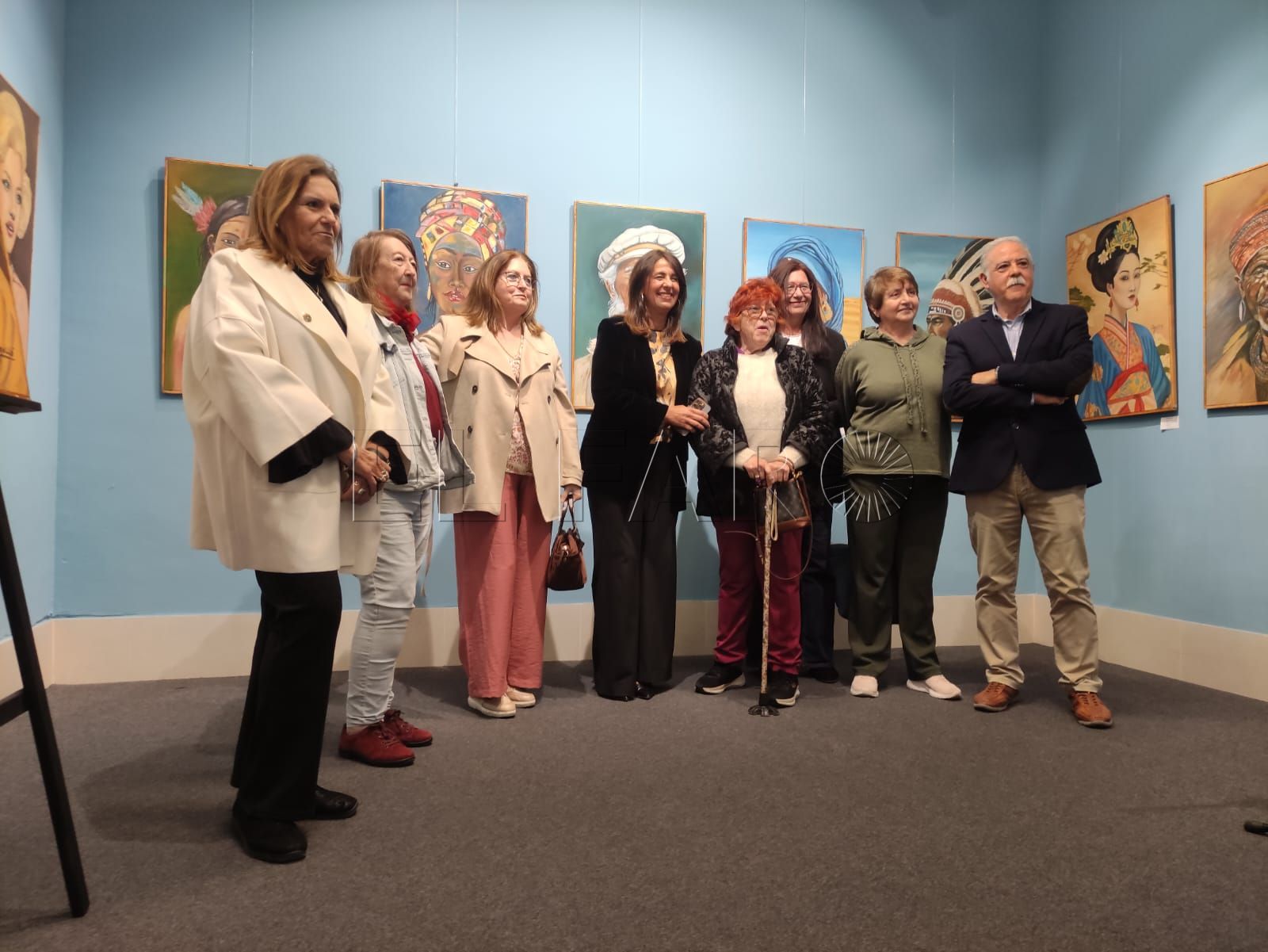 El Real Club Marítimo inaugura la muestra colectiva de Aulas de Mayores