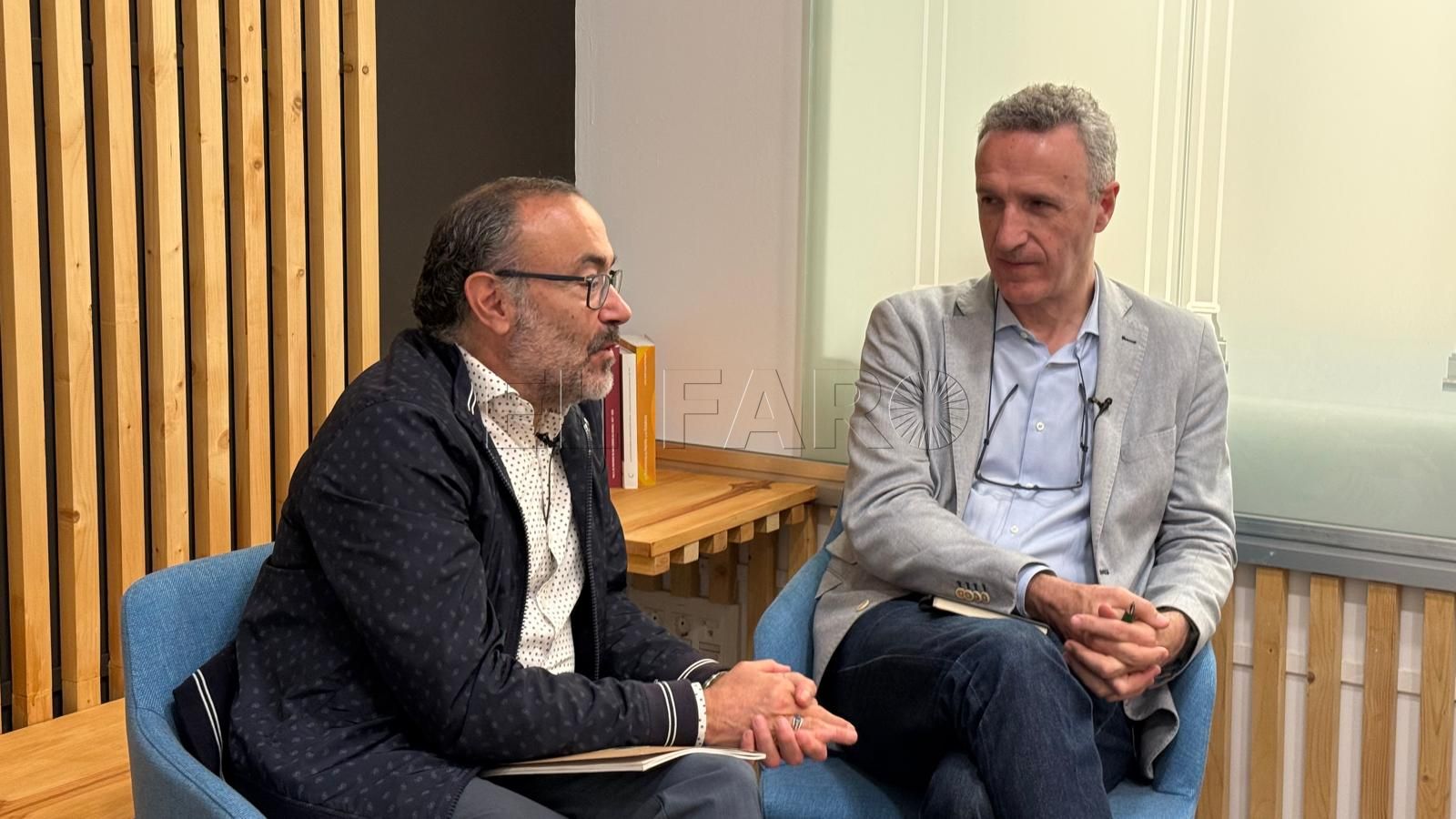 De izquierda a derecha: Jesús Marchamalo y Jesús De Andrés. -JCF-