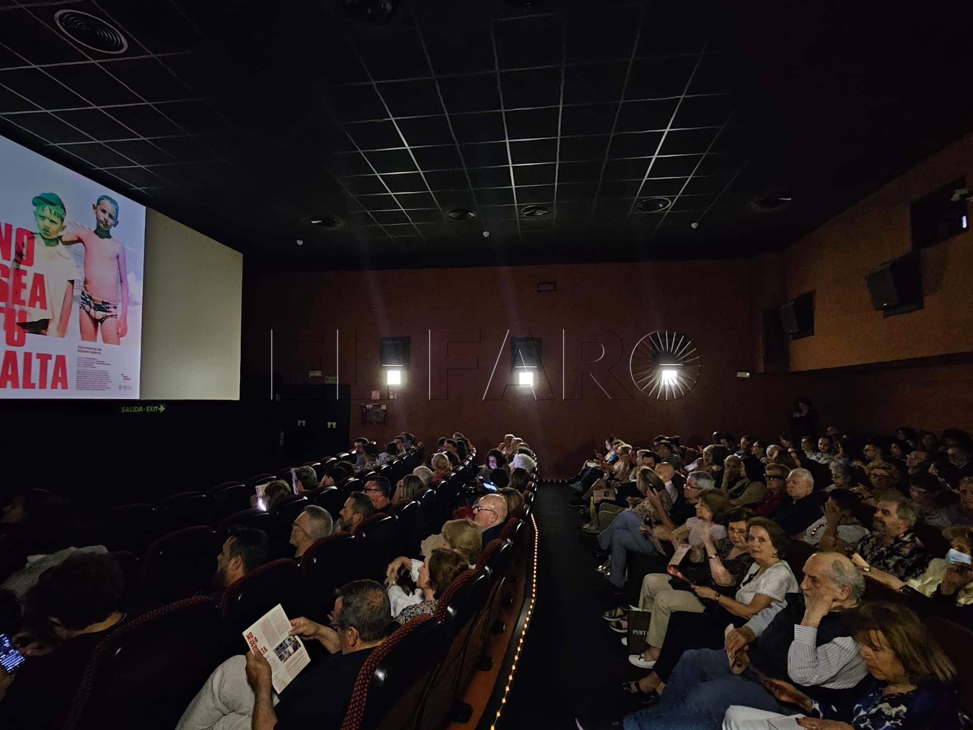 Presentación del documental en una sala en Madrid. -Cedida por Salama-