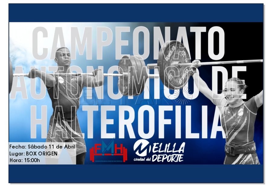 Melilla acoge su Autonómico 2026 de halterofilia