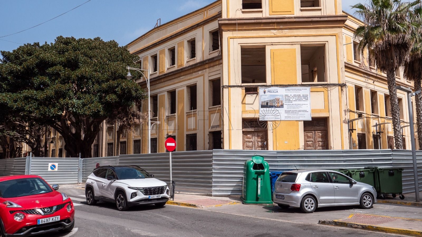 Somos Melilla denuncia el abandono de las obras del antiguo edificio de Correos