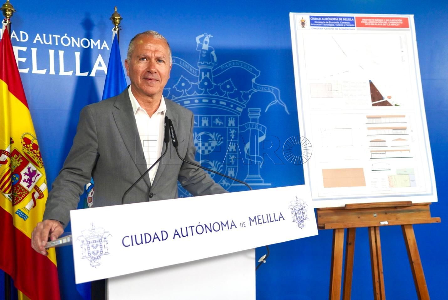 Miguel Marín, el vicepresidente primero del Gobierno de Melilla (cedida)