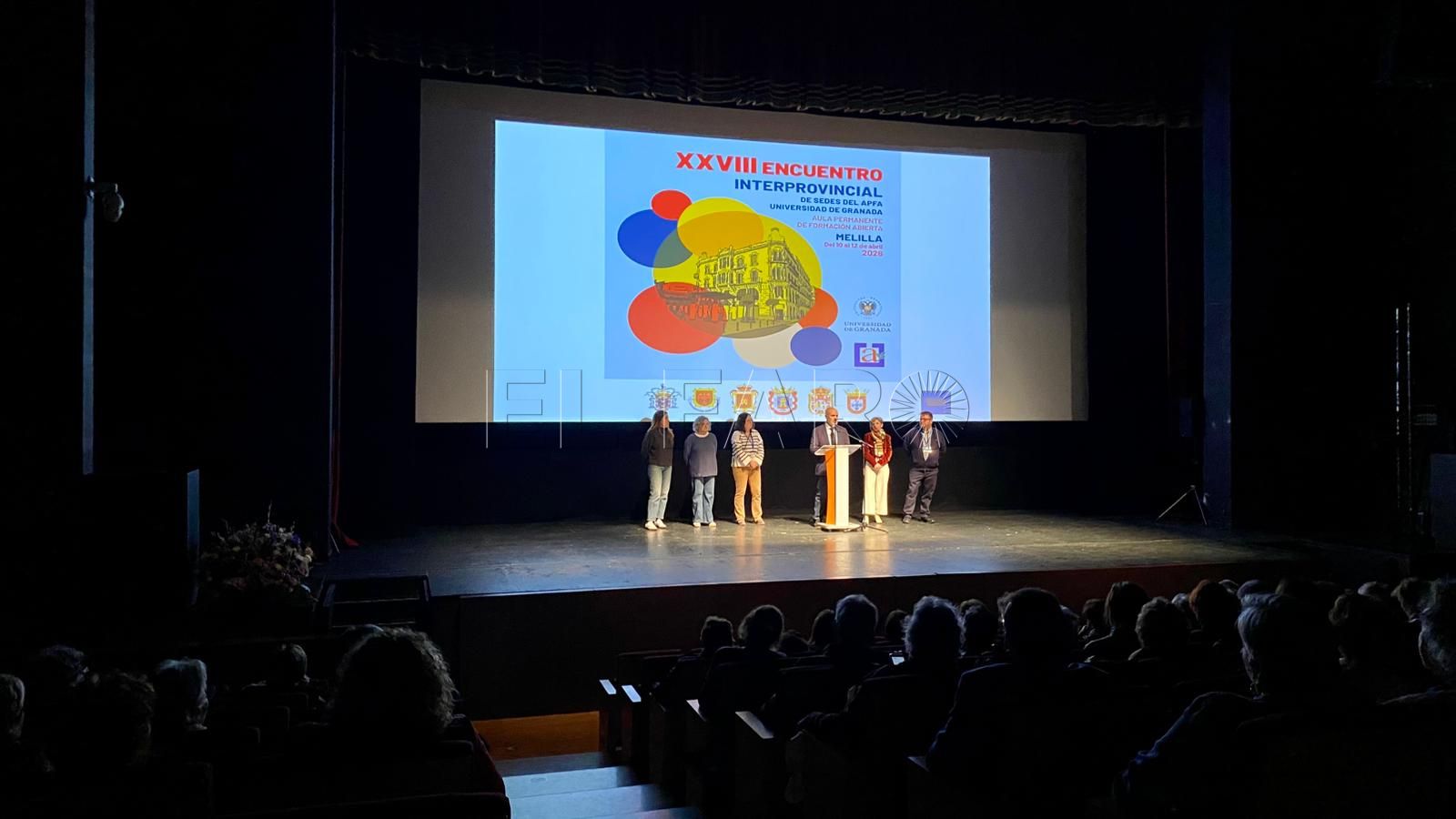 Clausura del XXVIII Encuentro Interprovincial del Aula Permanente de Formación Abierta (APFA) en el Teatro Kursaal