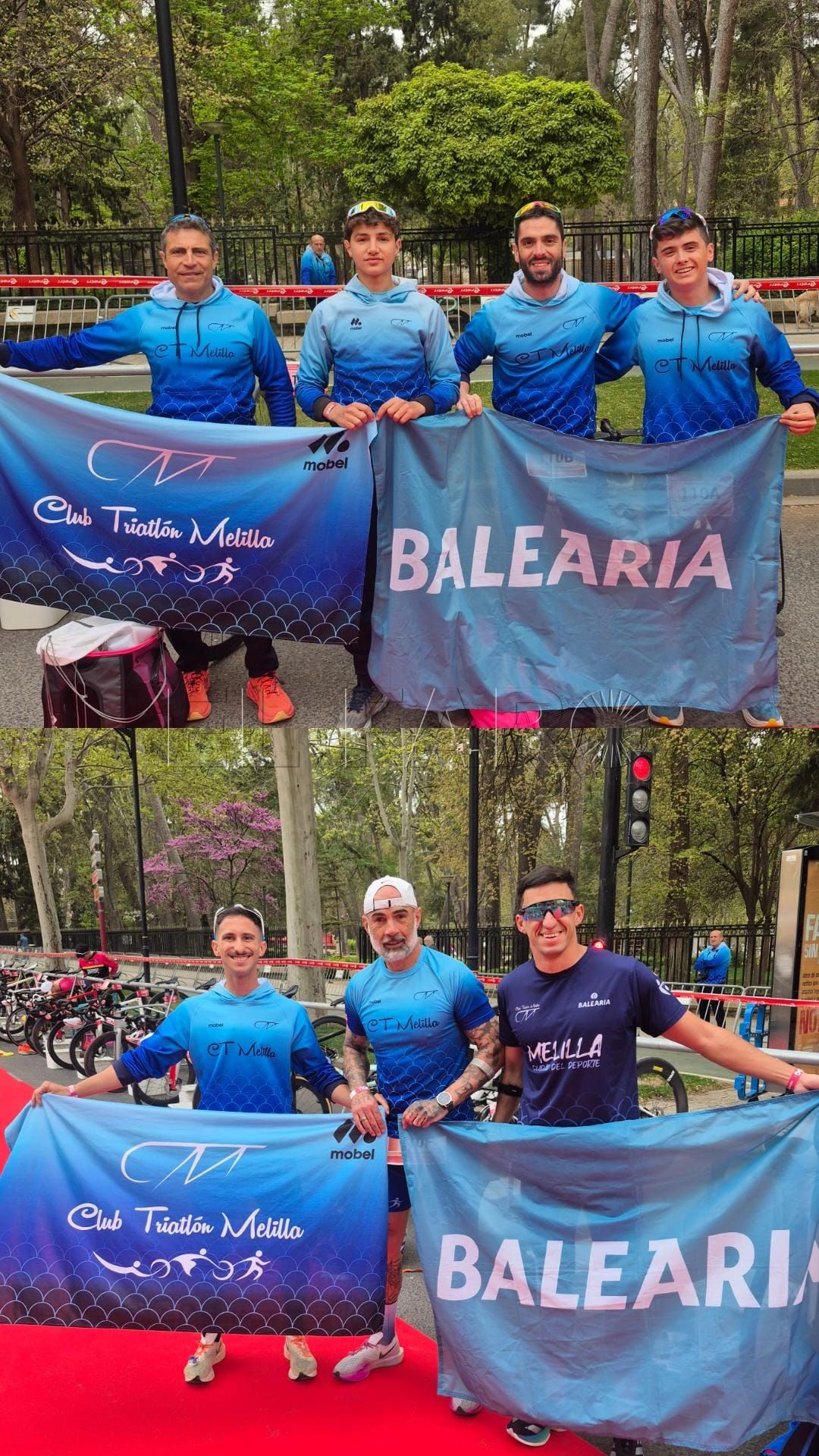 El Club Triatlón Melilla se mete entre los mejores de España