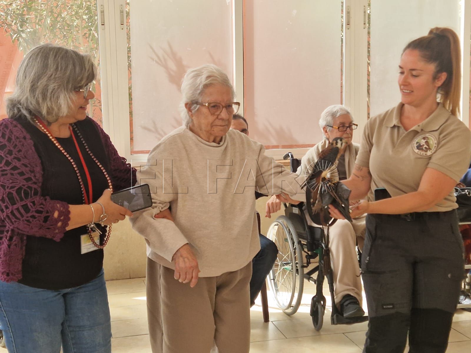 Actividad en la Residencia de Mayores. -Cedida por CEAM-