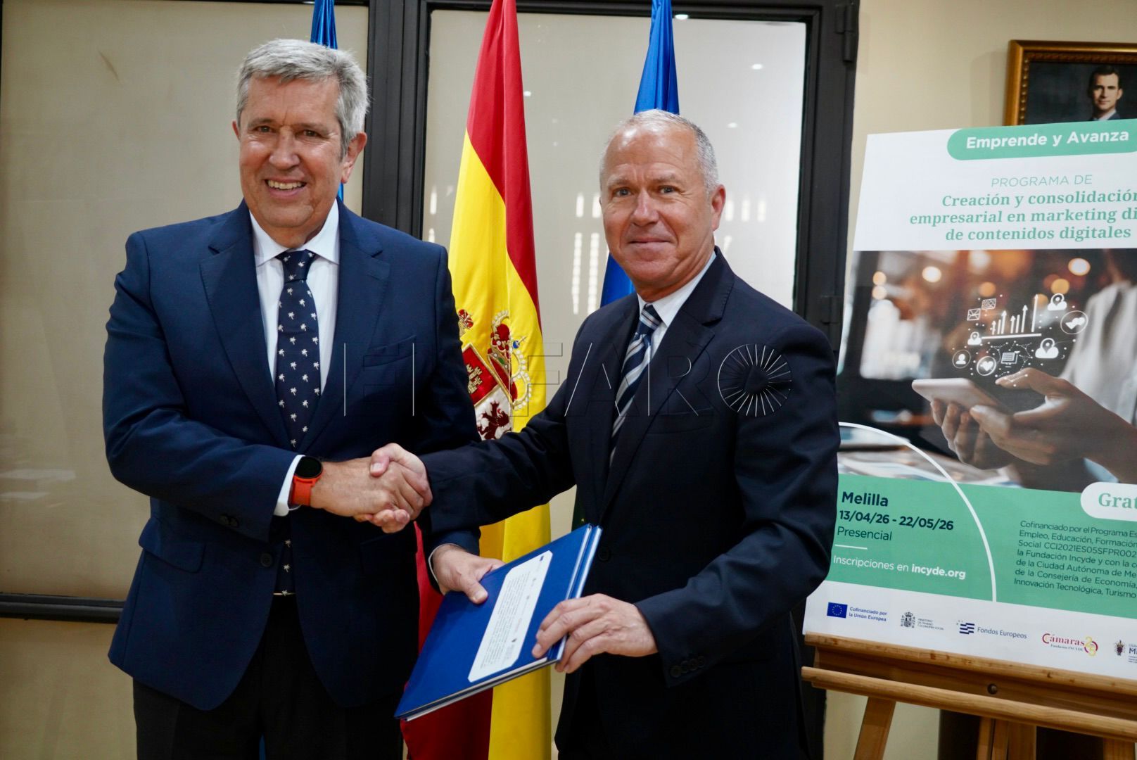 La Ciudad y la Fundación Incyde firman dos convenios de colaboración.