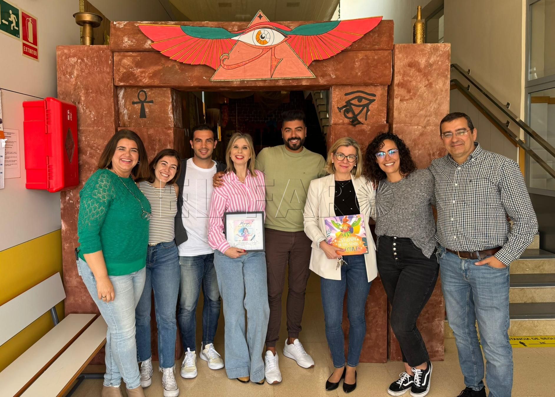 Actividad por el Día del Libro en el CEIP Pedro de Estopiñán. -Cedida-