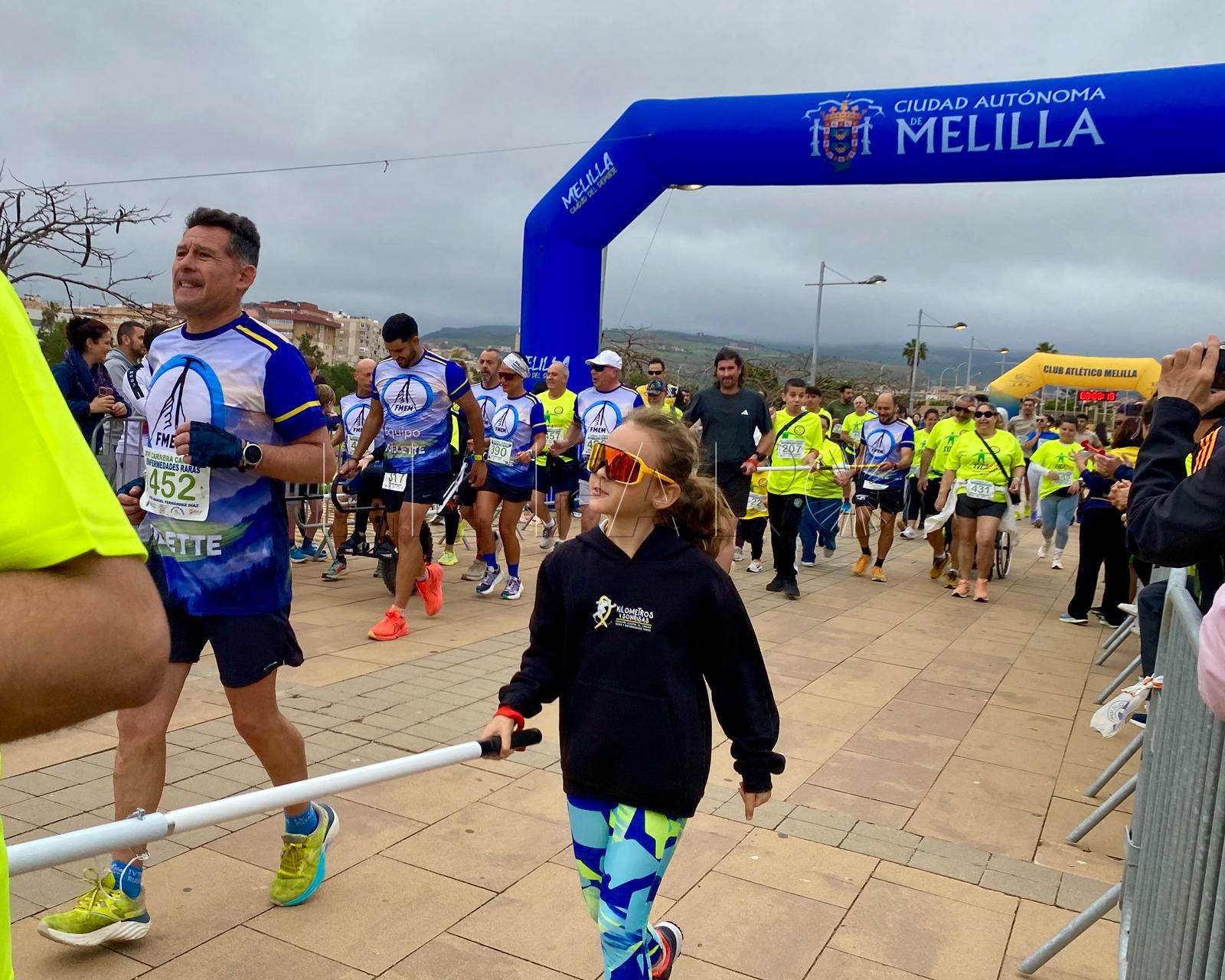 Jornada de deporte solidario en la XVI Carrera-Caminata por las Enfermedades Raras