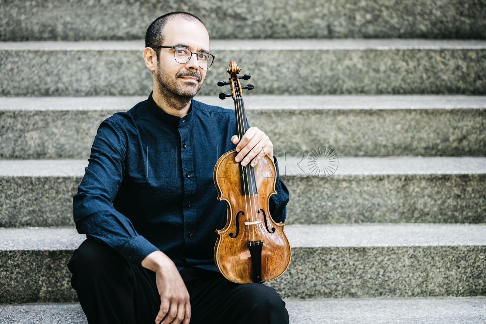 Javier Lupiáñez, violinista e investigador musical melillense que regresa para celebrar los 40 años del Conservatorio Profesional de Música de Melilla. -Cedida por Rolín-