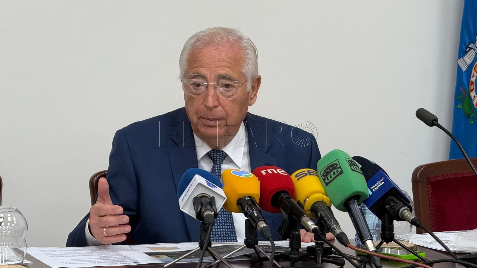 El presidente de la Ciudad, Juan José Imbroda.