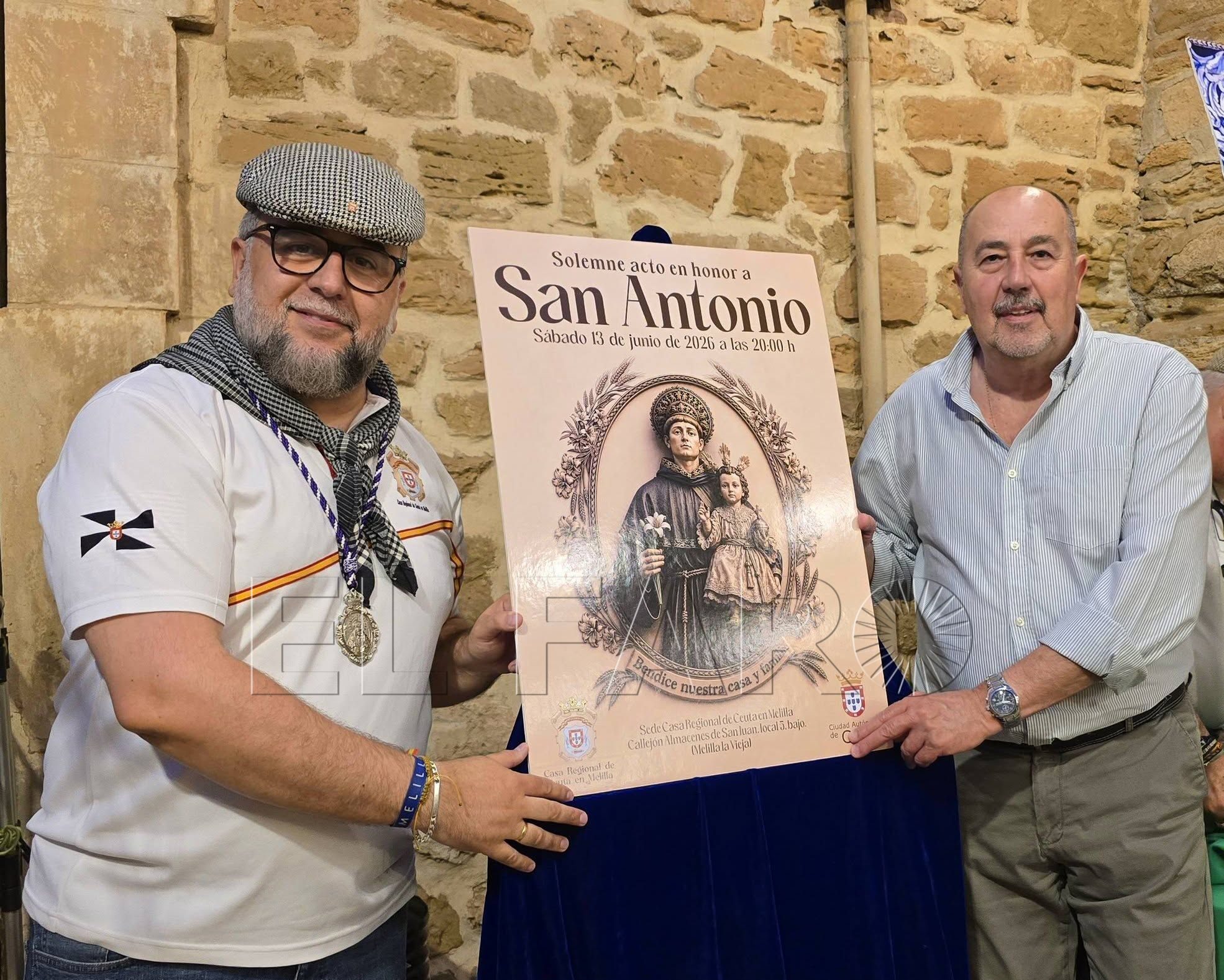 Descubrimiento del cartel de San Antonio 2026 (cedida)