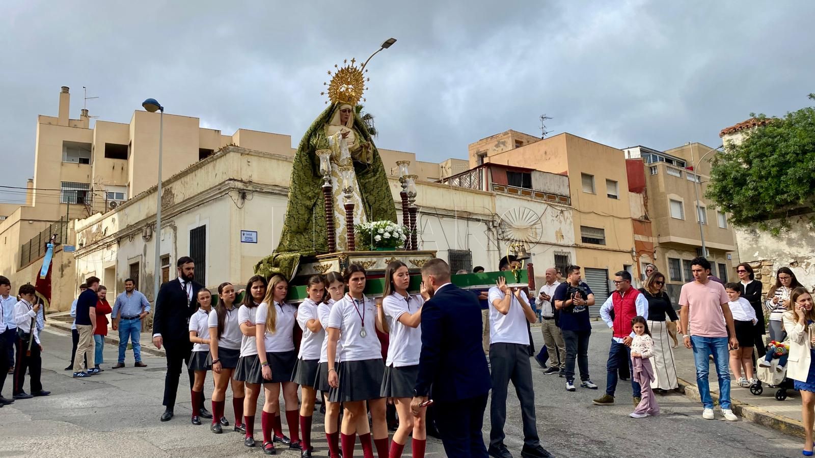 Traslado de la Virgen de Gracia y Esperanza con un marcado carácter evangelizador