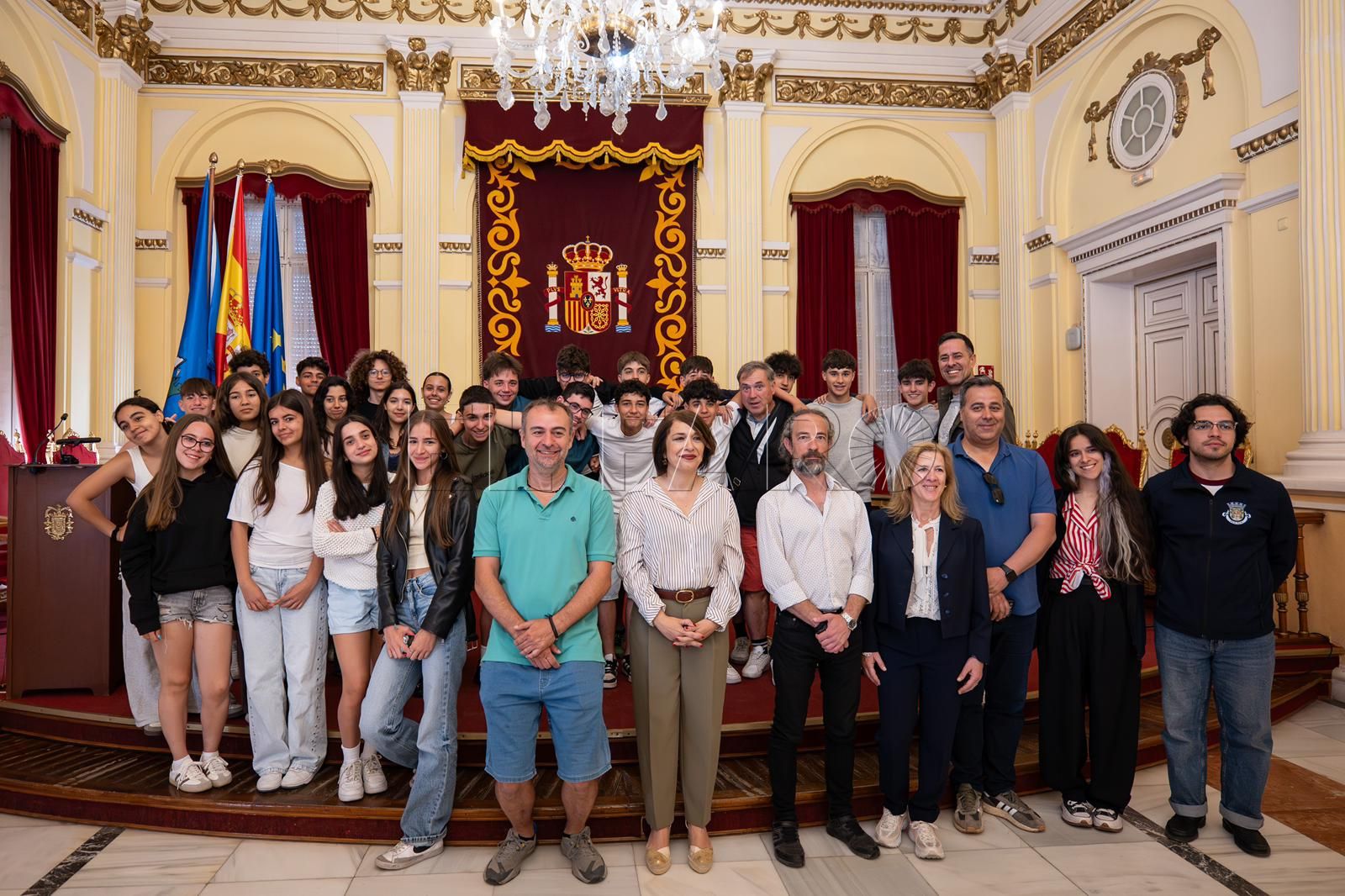 Estudiantes de Melilla y Portugal intercambian experiencias gracias al programa Erasmus + (Gael Portillo)