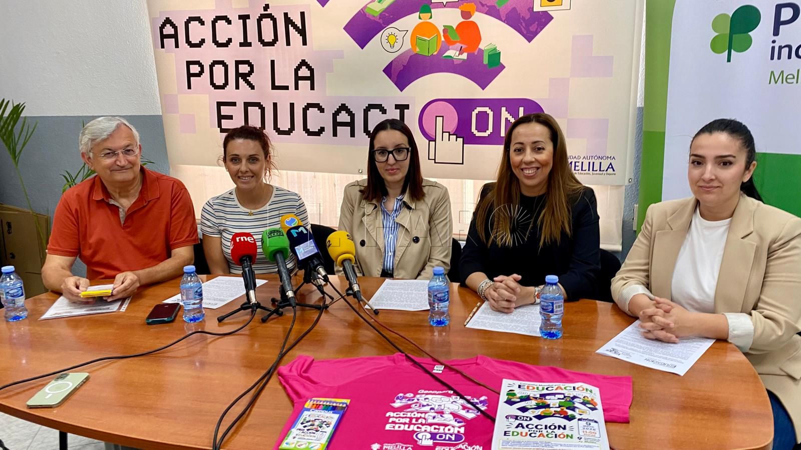 Melilla hace una llamada a la acción en la Campaña Mundial por la Educación