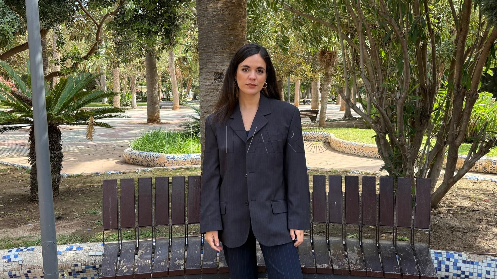 Paula Moncada, cantante y actriz melillense, que participa en la Semana de Cine de Melilla. -JCF-