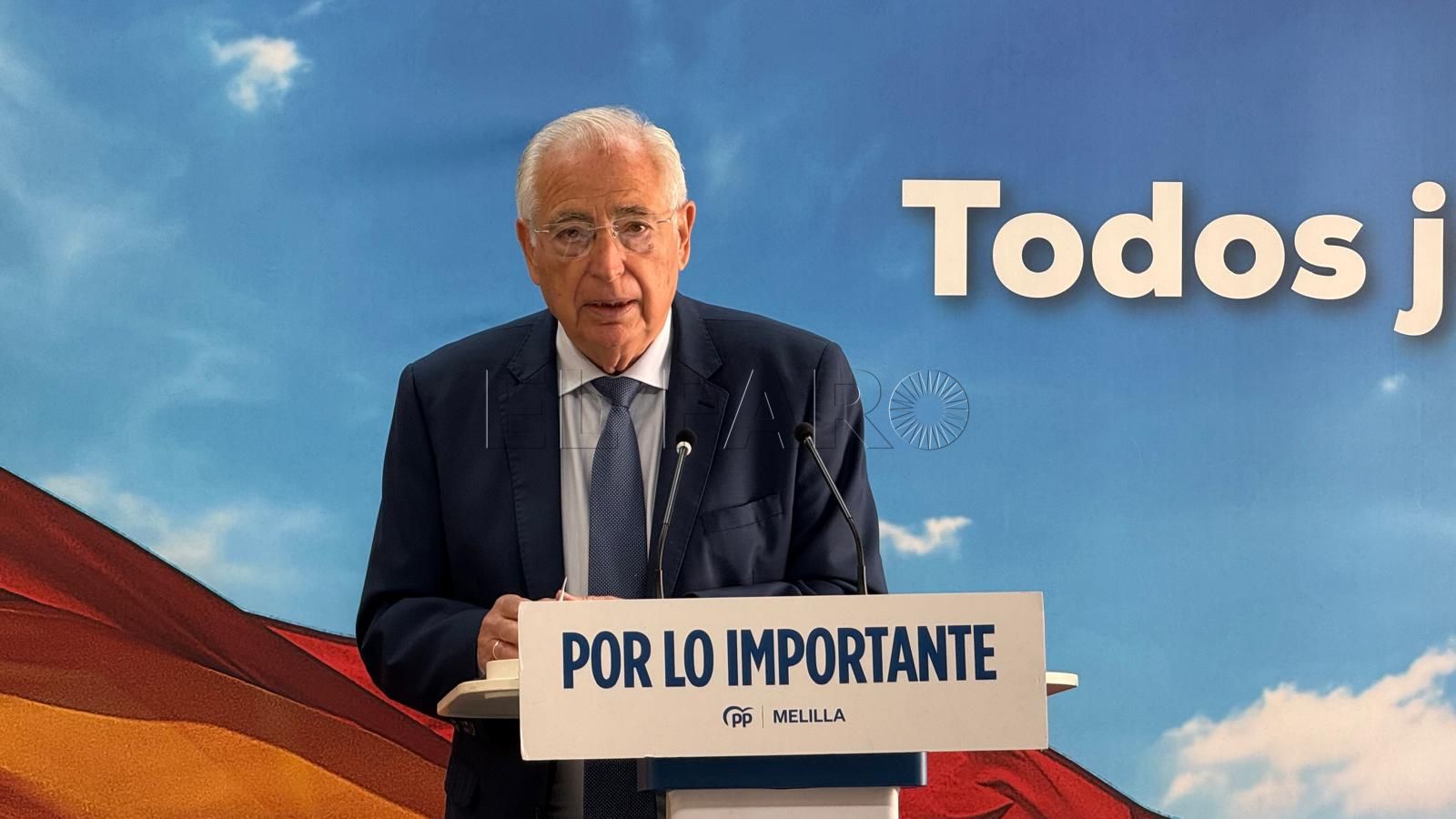 El presidente de la Ciudad, Juan José Imbroda.