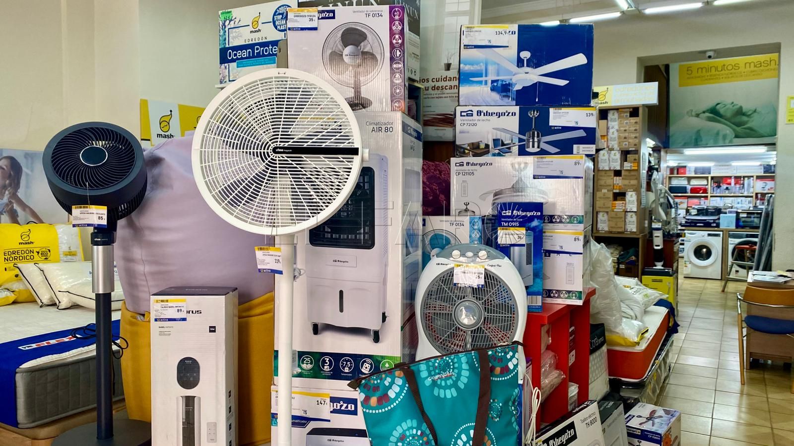 Los melillenses prefieren los ventiladores a los aires acondicionados en los meses de calor