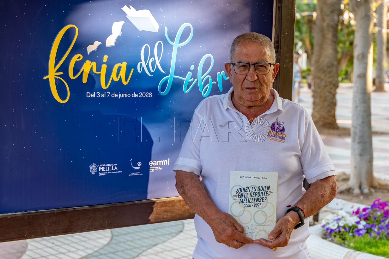 Avelino Gutiérrez, autor de '¿Quién es quién en el deporte melillense? 2000-2025'. -Cedida por el autor-