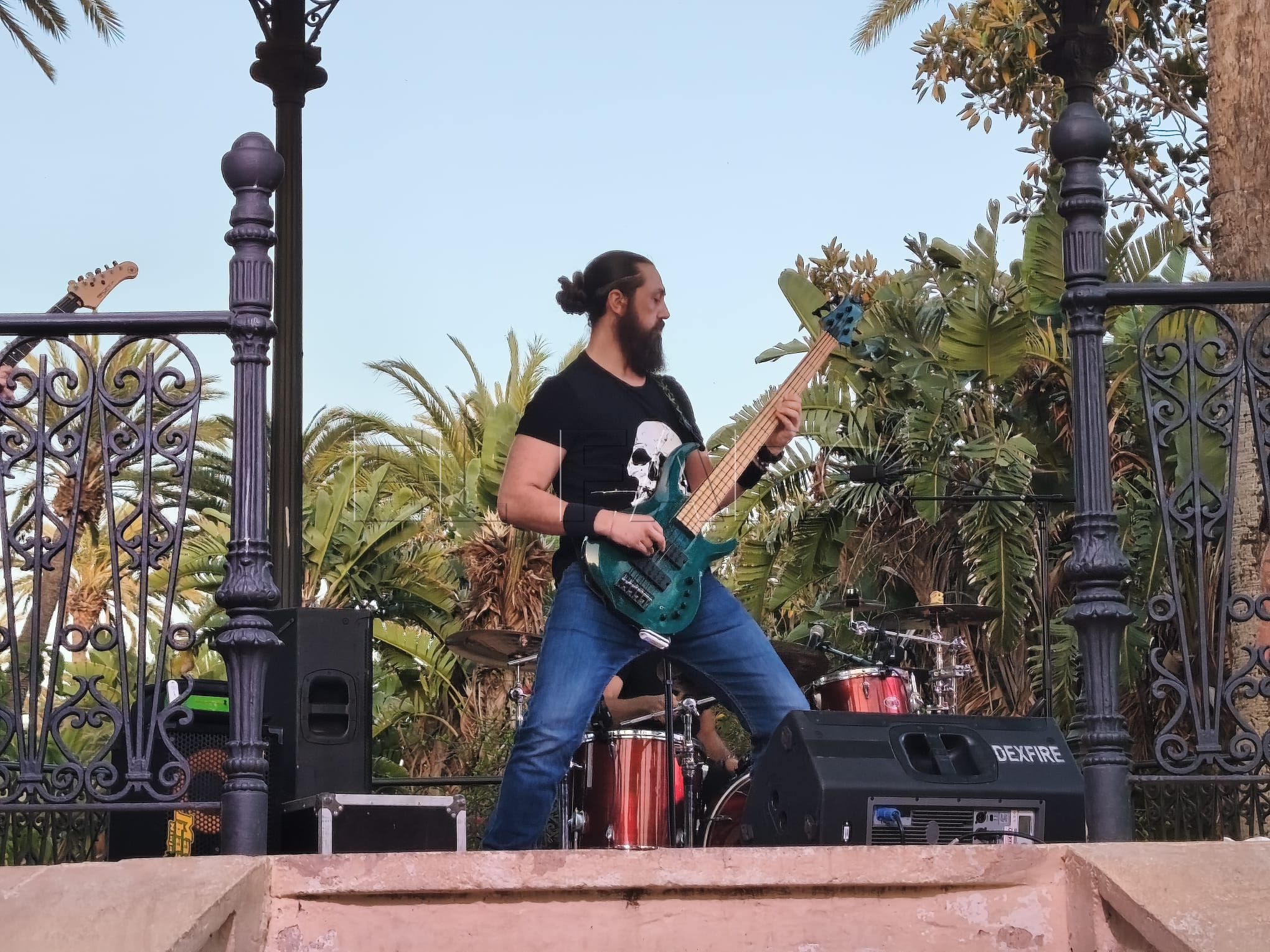 Wanted fue el primer grupo en sonar en el Parque Hernández. -AGC-