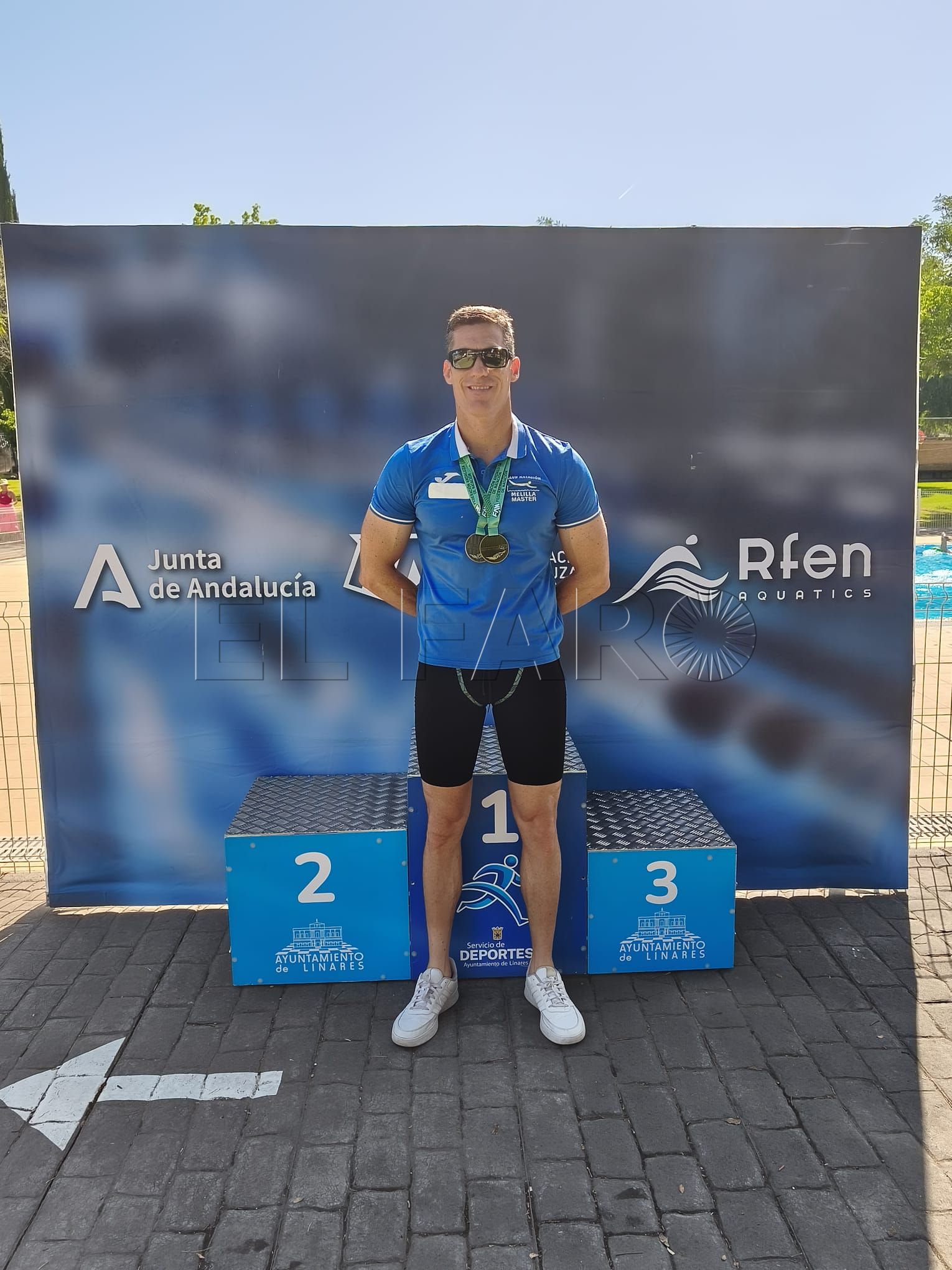 Jesús Herrero firma una brillante actuación en el Andaluz Máster de natación