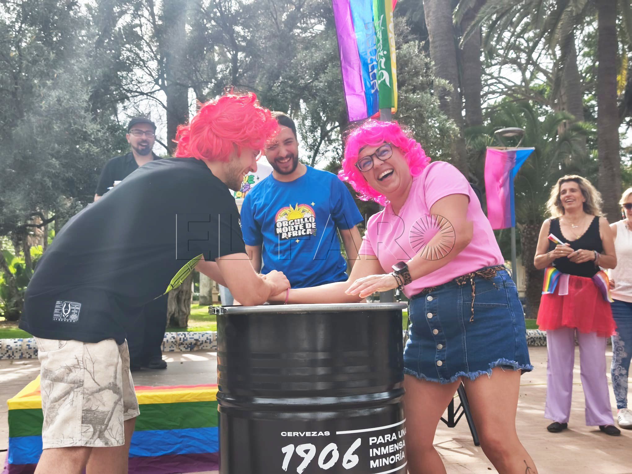 Una de las actividades lúdicas de las Queerolimpiadas. -AGC-