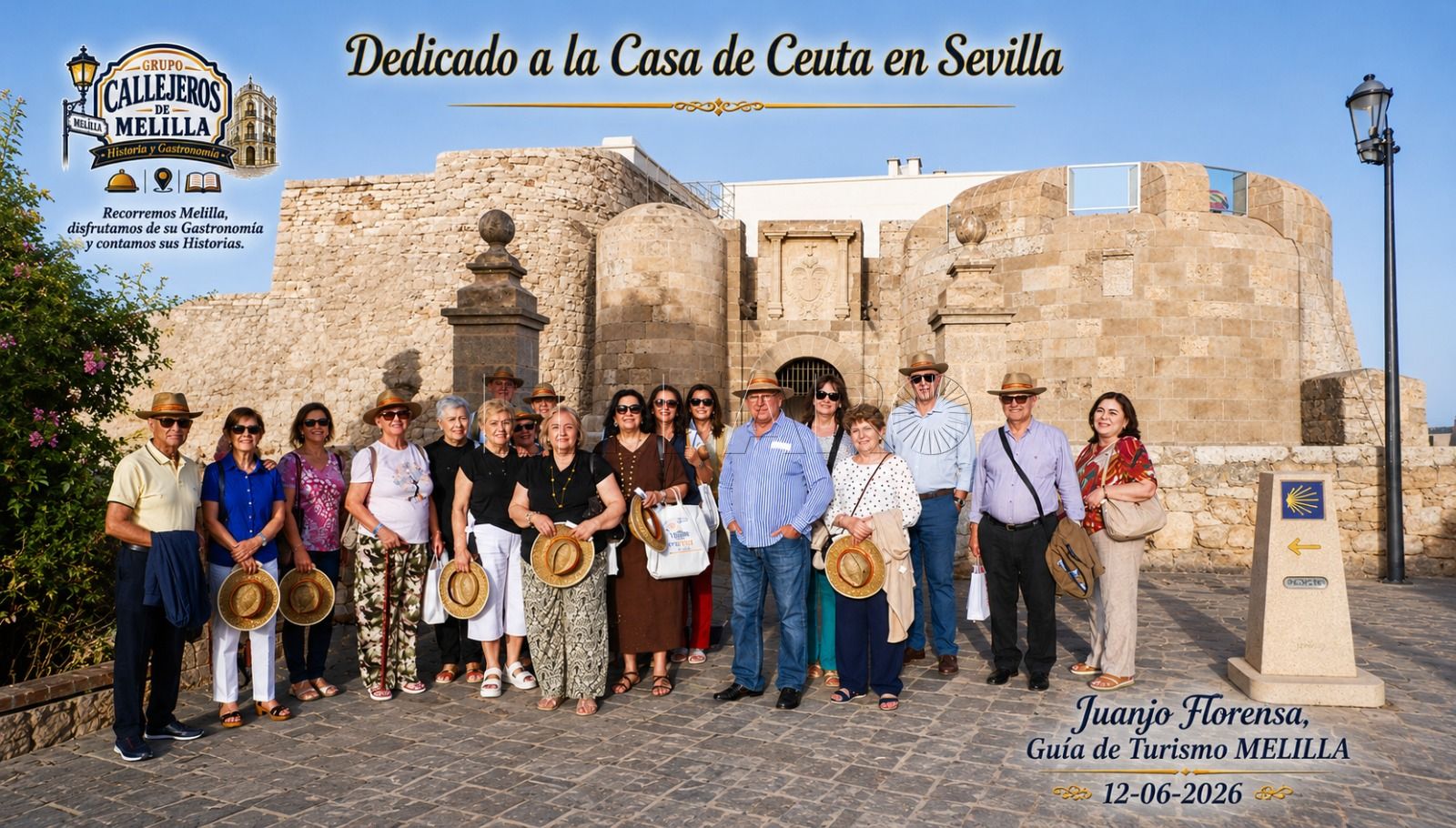 La Casa de Ceuta en Sevilla visita Melilla por San Antonio (cedida)