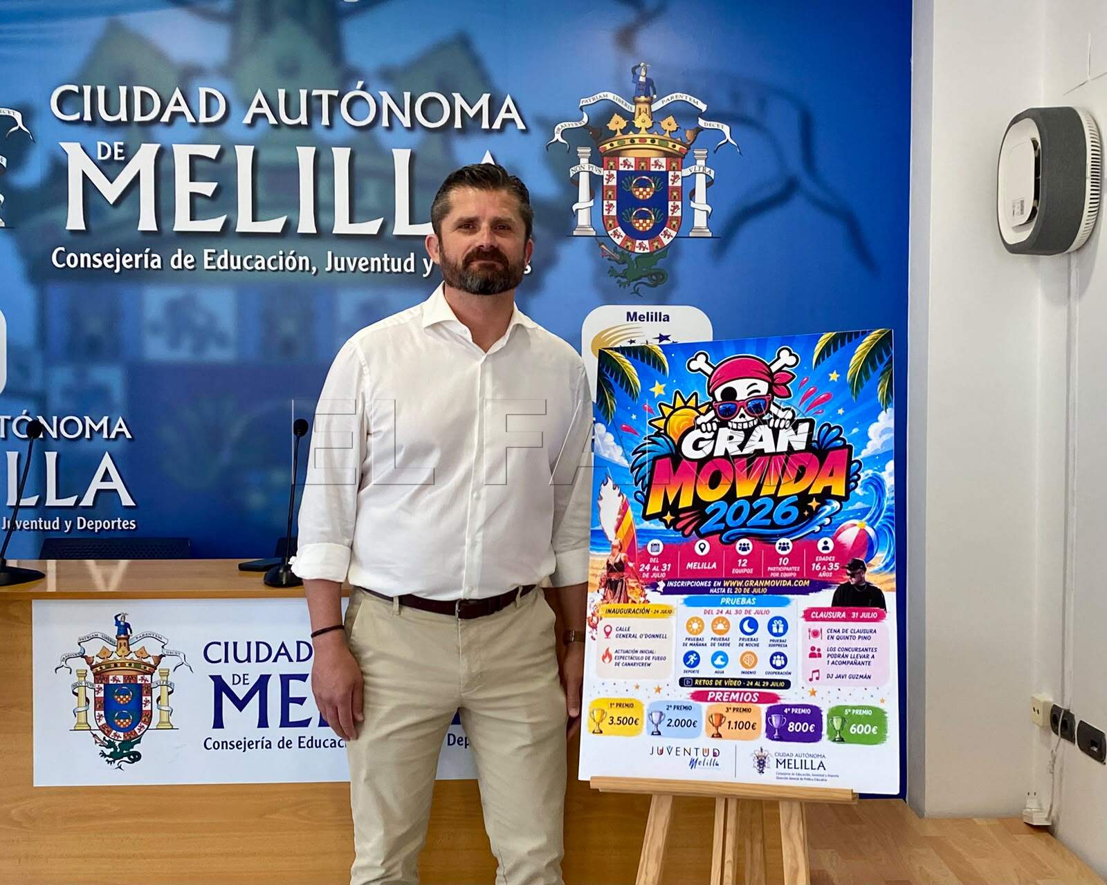 Presentación de actividades juveniles en la sede de Educación