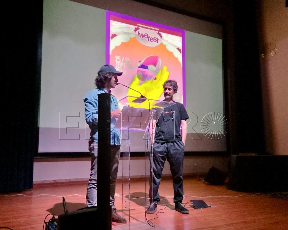Presentación del cartel del IWA Fest en la UNED Melilla (cedida)