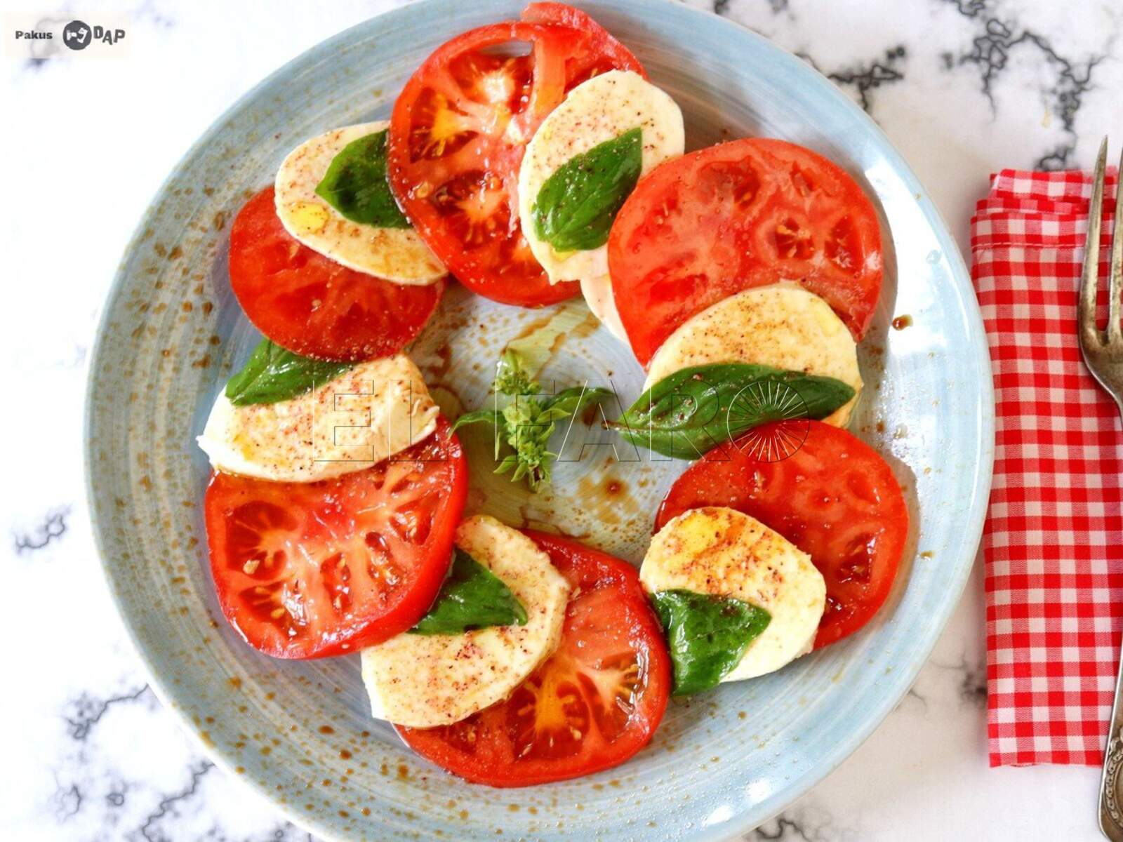 Ensalada caprese (Internet)