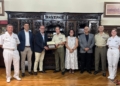 El Colegio de Médicos reconoce el apoyo de la Comandancia General en la celebración de su centenario