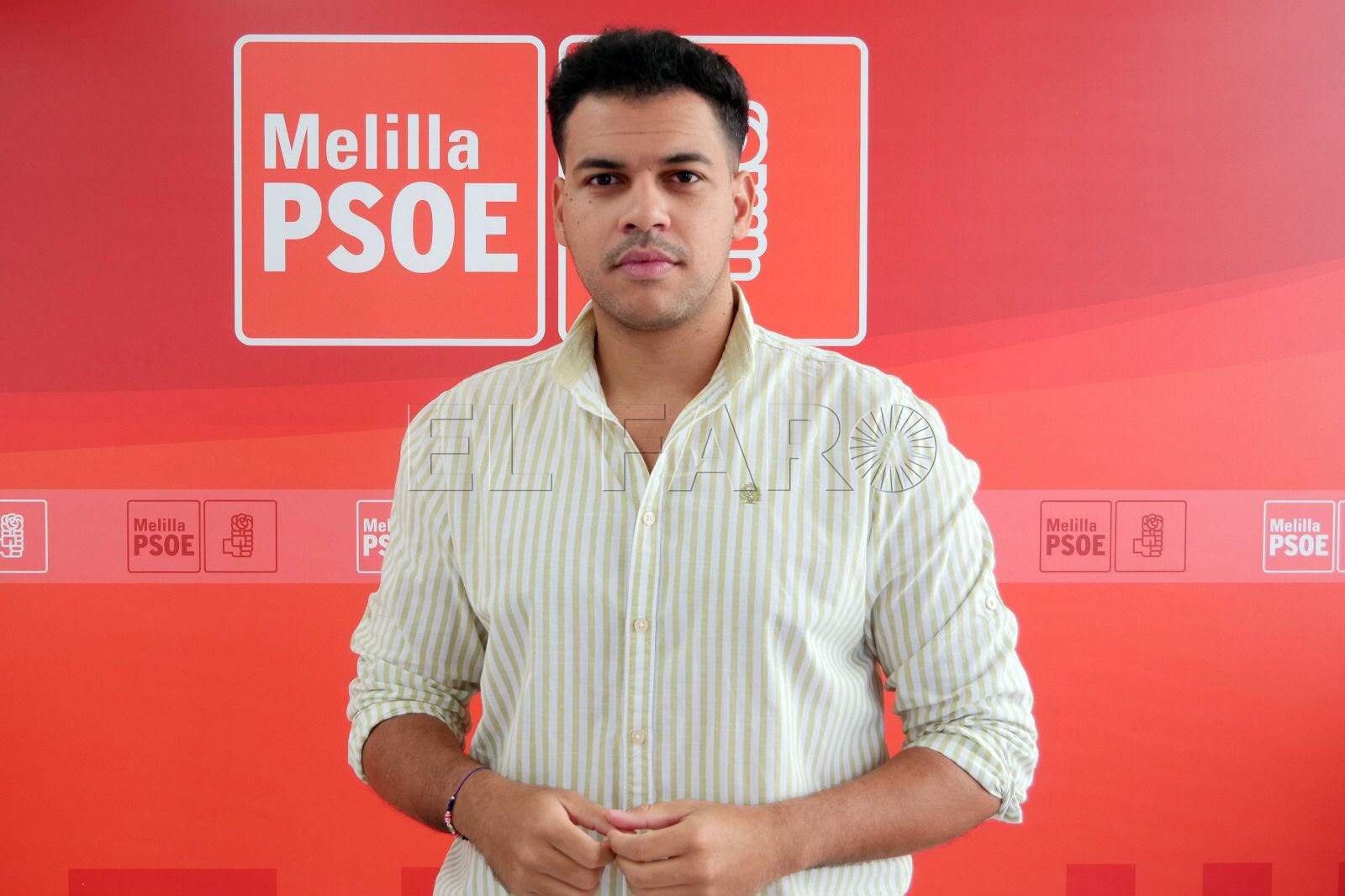 El portavoz del PSOE, Riduan Moh.