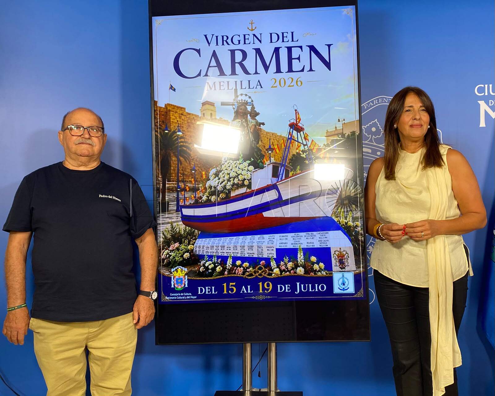 Presentación del programa por la festividad de la Virgen del Carmen