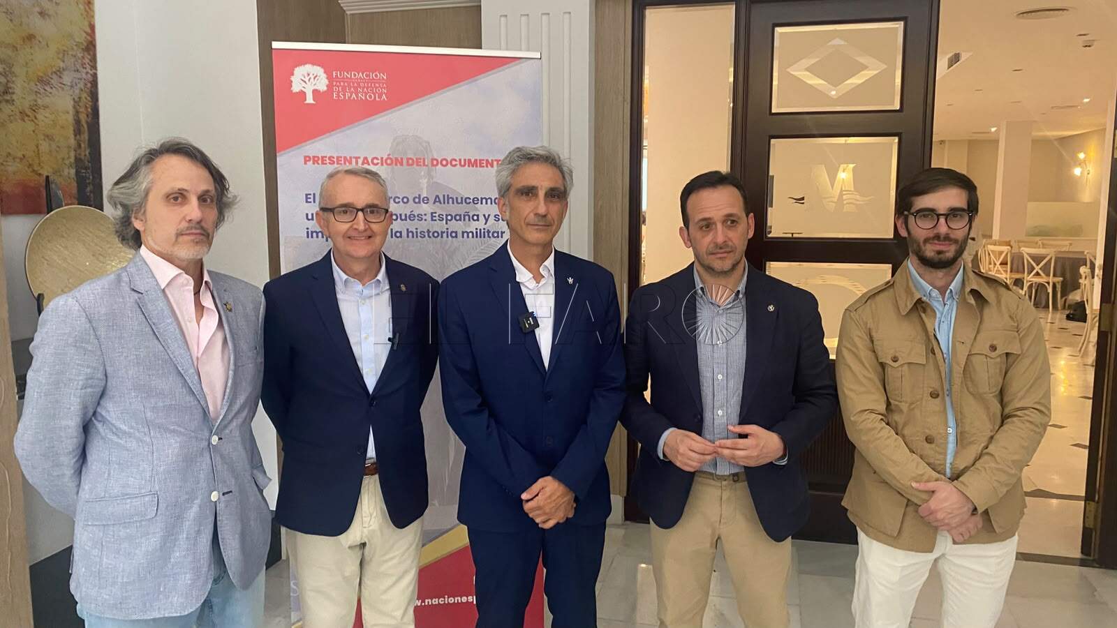Presentación de un documental sobre el Desembarco de Alhucemas en el Hotel Melilla Puerto