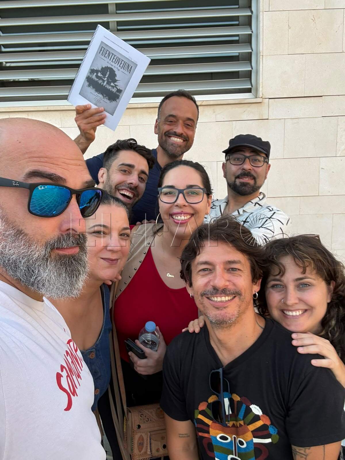 Parte del equipo de Sibila Teatro. -Cedida por Machado-